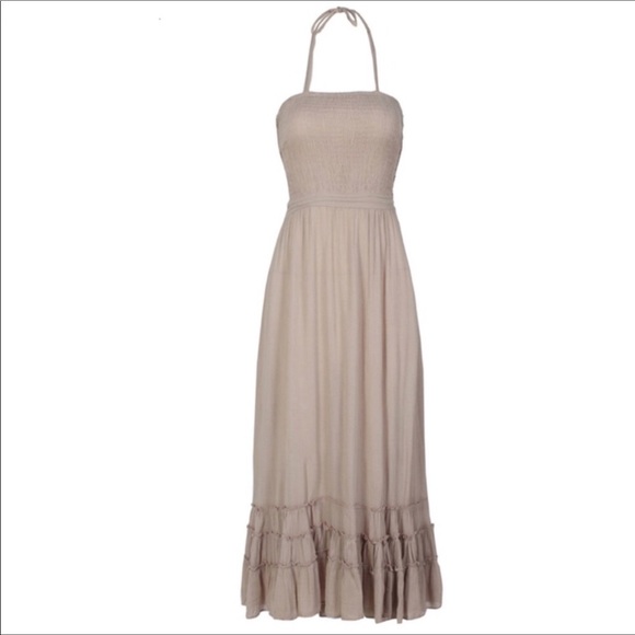 Bohemian Halter Backless Extratropical Maxi Dress - Picture 4 of 6